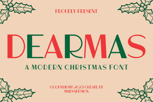 Related font DEARMAS