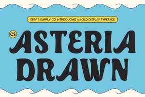 Related font CS Asteria Drawn