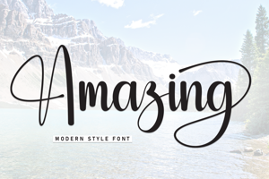 Related font Amazing