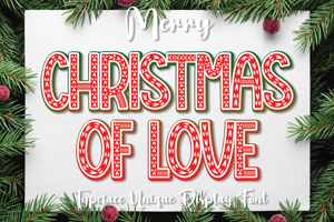 Related font Christmas Of Love