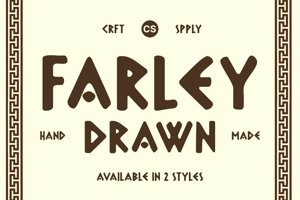 Related font CS Farley Drawn
