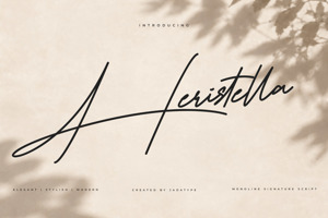Related font Heristella