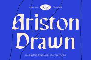 Related font CS Ariston Drawn
