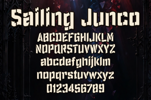 Related font Sailing Junco