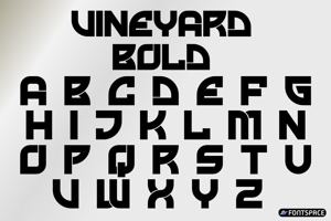 Related font Vineyard Bold