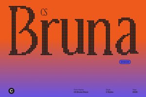 Related font CS Bruna Disco