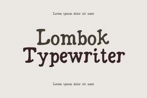 Lombok Typewriter