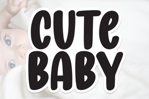 Related font Cute Baby