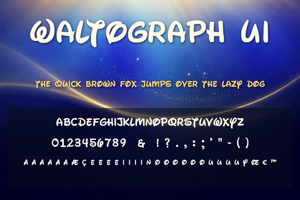 Related font Waltograph UI