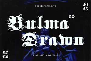 Related font CS Bulma Drawn