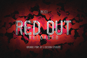 Related font Red Out Reloaded