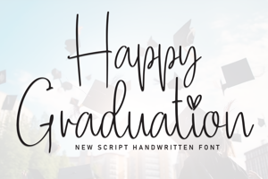 Related font Happy Graduation