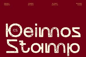 Related font CS Deimos Stamp