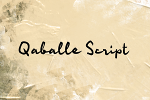 Qaballe Script