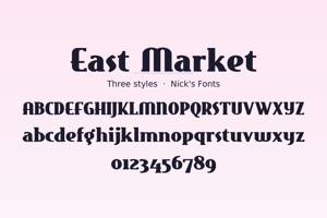 Related font East Market