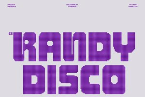 Related font CS Randy Disco
