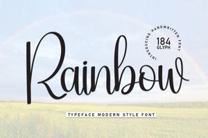 Related font Rainbow