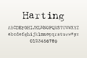 Related font Harting