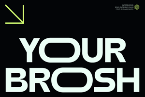 Related font Your Brosh