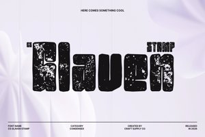 Related font CS Glaven Stamp