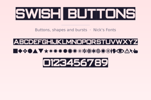 Related font Swish Buttons