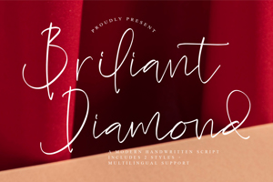 Related font Briliant Diamond