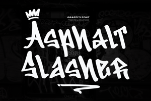 Related font Asphalt Slasher