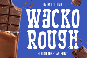 Related font Wacko Rough