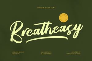 Related font Breatheasy VERSION