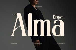 Related font CS Alma Drawn