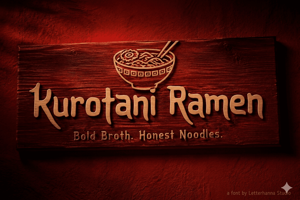 Related font Baruzen Karma