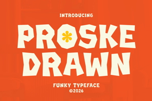 Related font Proske Drawn