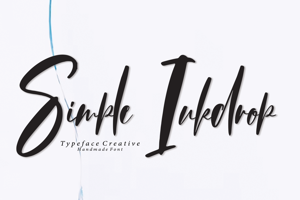 Related font Simple Inkdrop