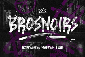 Related font Brosnoirs