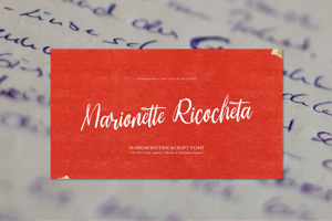 Related font Marionette Ricocheta