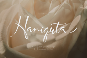 Related font Haniquta