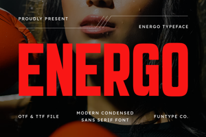 Related font Energo