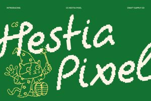 Related font CS Hestia Pixel
