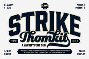 Related font Thomkit Strike Serif
