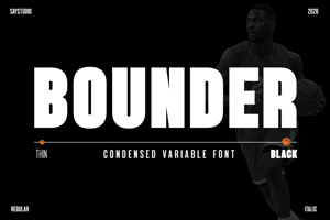 Related font Bounder DEMO