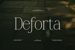 Related font Deforta