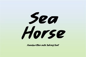 Related font Seahorse