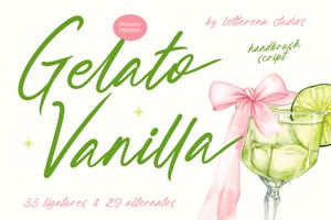 Related font Gelato Vanilla