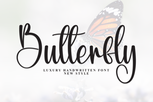 Related font Butterfly