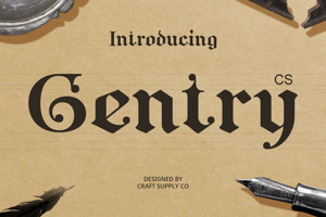 Related font CS Gentry