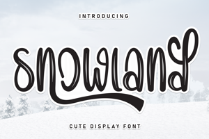 Related font Snowland