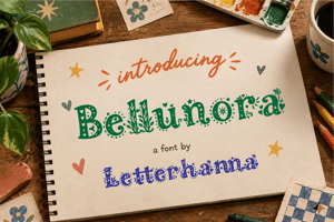 Related font Bellunora