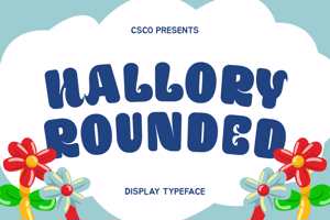 Related font Hallory Rounded