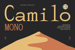 Related font CS Camilo Mono