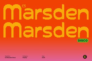 Related font CS Marsden Disco